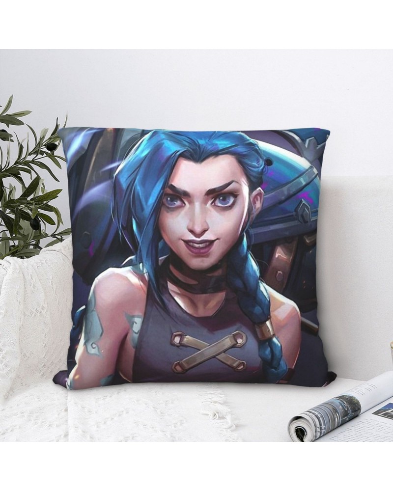 Jinx Throw Pillow Case Arcane 9 $5.98 Home Décor