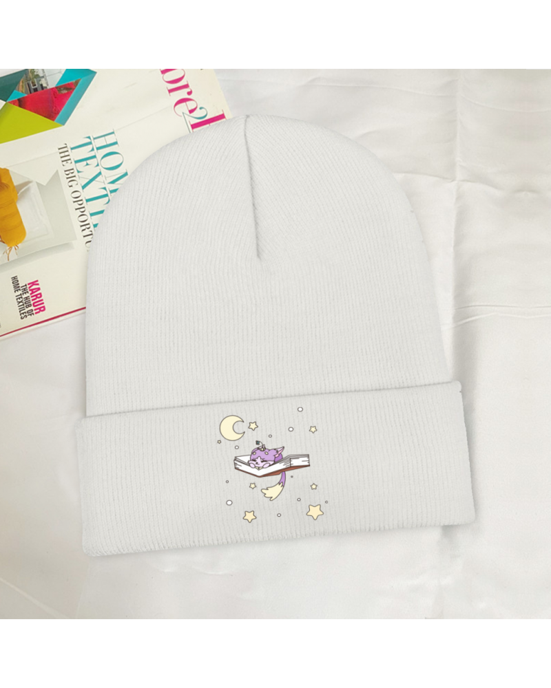 Sleepy Yuumi Beanie Knitted $7.72 Hats and Beanies