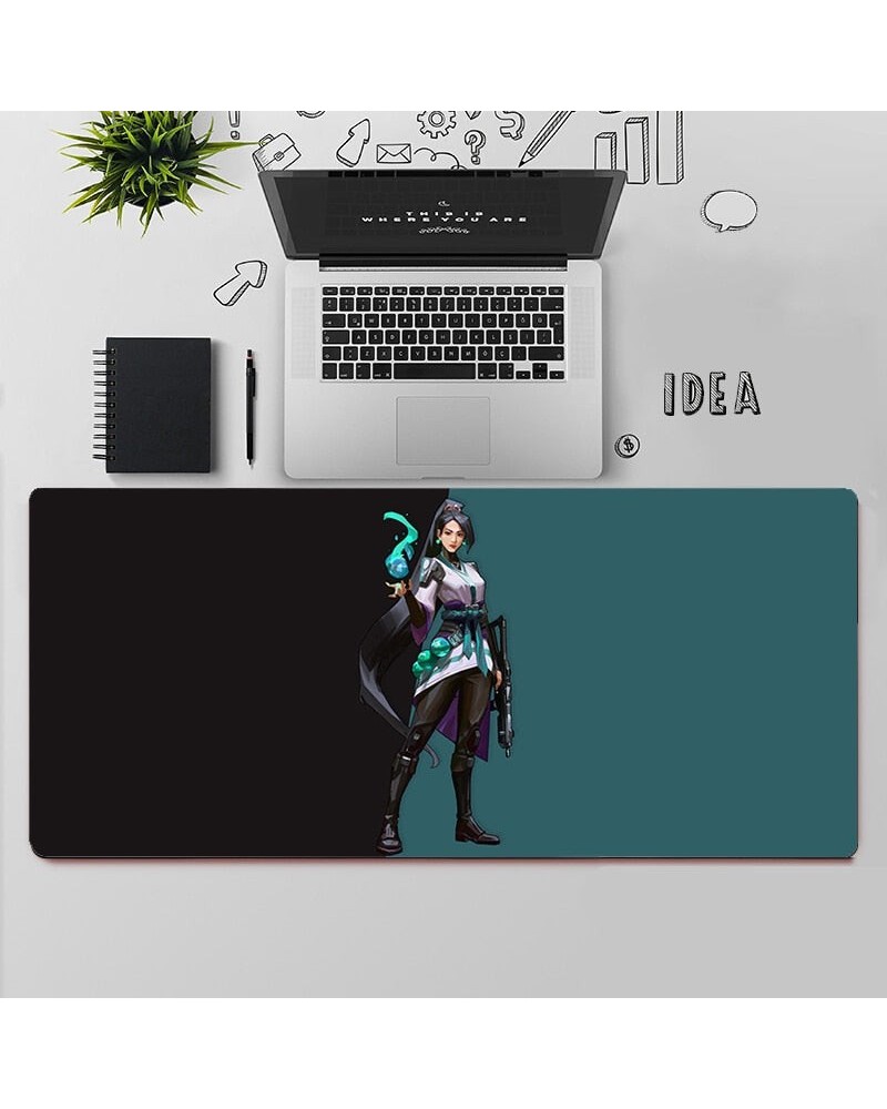 Valorant Sage Mousepads | Valorant Gaming Desk Mat Collection $7.56 Valorant Mousepads