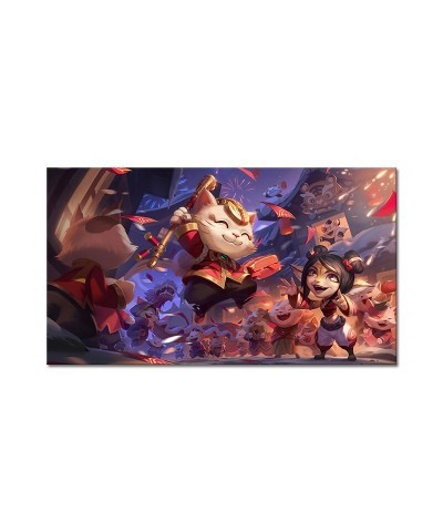 Teemo Tristana Poster - Canvas Painting $8.78 Posters