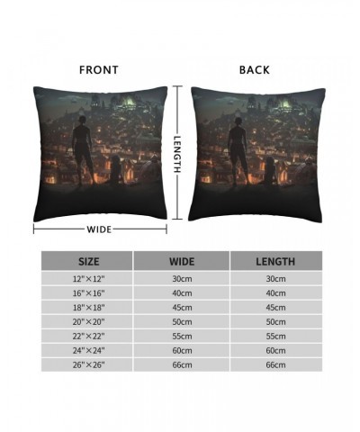 Jinx And Vi Throw Pillow Case Arcane 2 $4.45 Home Décor