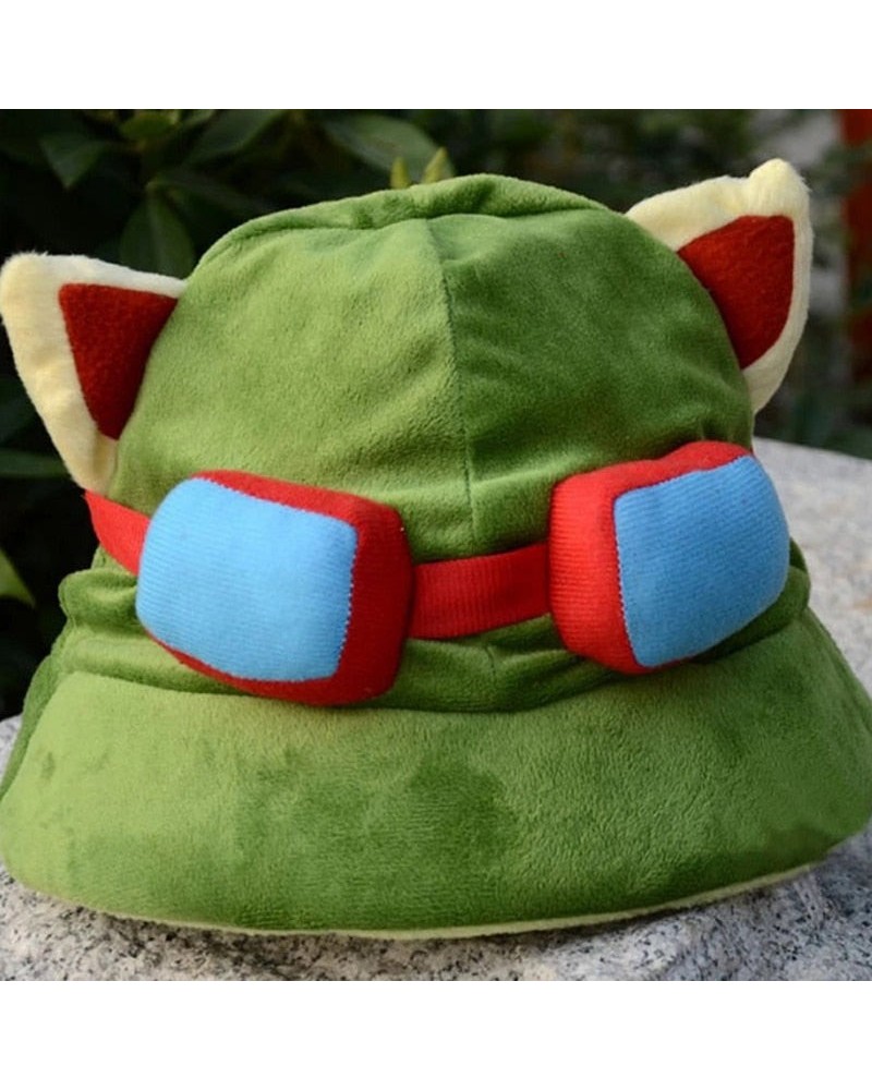 Cosplay Swift Scout Teemo Hat Plush $11.45 Hats and Beanies