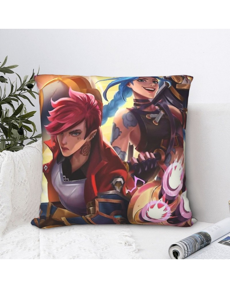 Jinx And VI Pillowcase Arcane $4.17 Home Décor