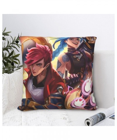 Jinx And VI Pillowcase Arcane $4.17 Home Décor