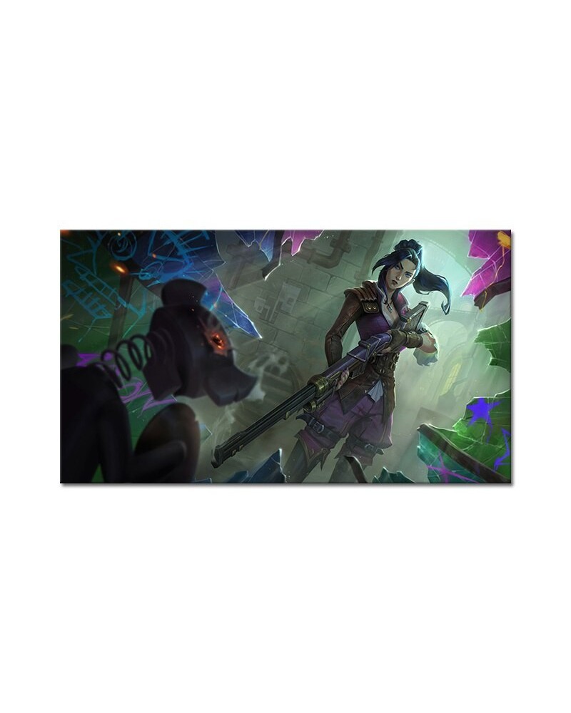 Arcane Caitlyn "The Sheriff of Piltover" Poster - Canvas Painting $7.52 Posters