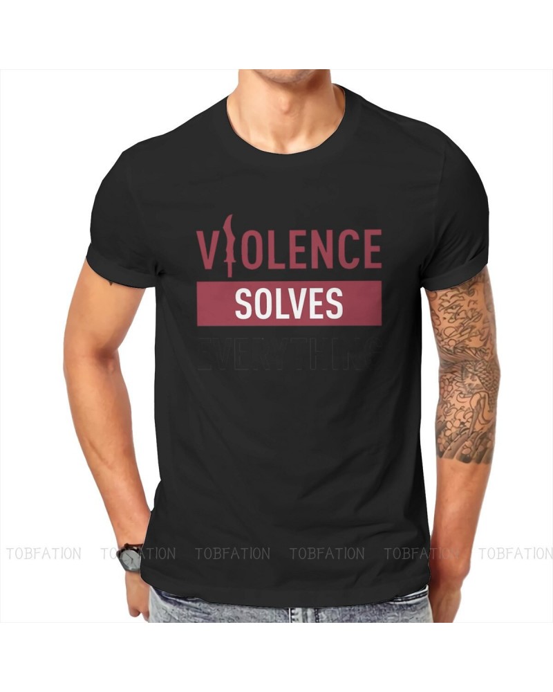 Violence Solves Everything T Shirt $12.86 Tops