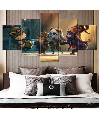 Yordles Kennen Tristana Teemo Corki Lulu Poster - Canvas Painting $11.85 Posters