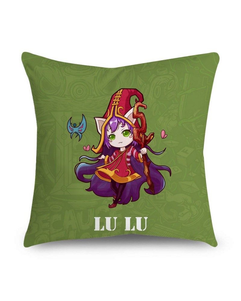 League of Legends Pillowcase Series 2 -- Lulu Amumu Jinx Yasuo Ezreal Leona Thresh Lee Sin Sona Teemo $6.81 Home Décor