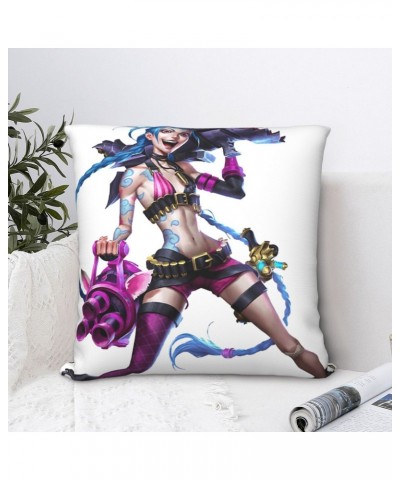 Jinx Fight Throw Pillow Case Arcane 2 $5.00 Home Décor