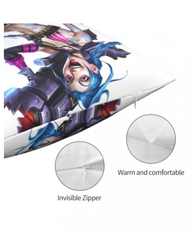 Jinx Fight Throw Pillow Case Arcane 2 $5.00 Home Décor