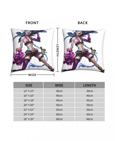 Jinx Fight Throw Pillow Case Arcane 2 $5.00 Home Décor