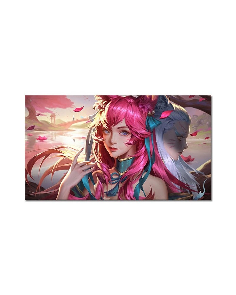 Ahri "The Nine-Tailed Fox" Poster - Canvas Painting $7.52 Posters