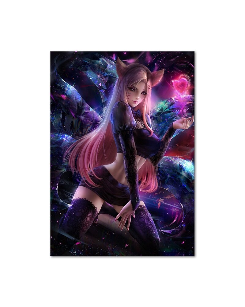 K/DA Ahri Sexy Poster - Canvas Painting $8.78 Posters