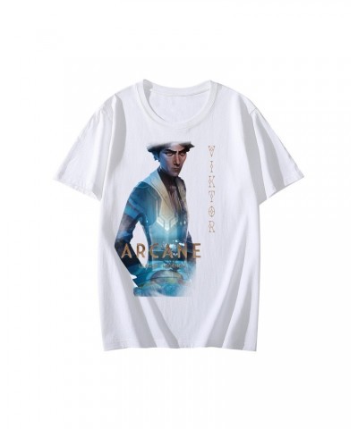 Arcane Collection League of Legends Streetwear Comfortable Oversized T Shirts $13.16 Tops