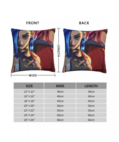 Jinx VI Throw Pillow Case Arcane $4.45 Home Décor