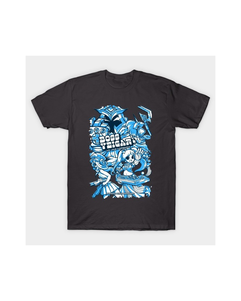 Boss Veigar vs. the League (Blue) T-Shirt TP2109 $8.72 Tops