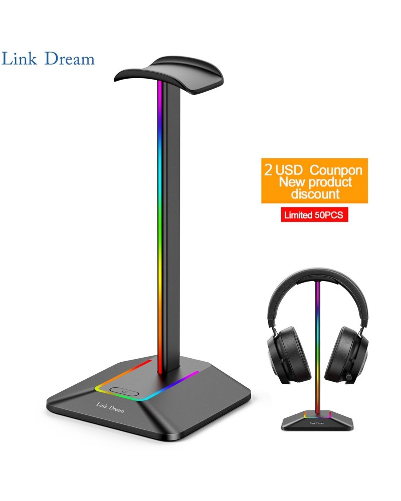 Link Dream RGB Headphone Stand $14.36 Headphones & Stants