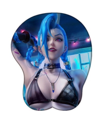 Jinx Sexy 3D Breast Mouse Pad Collection - League Of Legends Gaming Deskmats $12.56 Mouse Pads