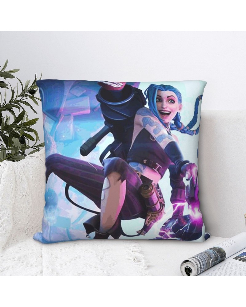 Jinx Fight Throw Pillow Case Arcane $6.95 Home Décor