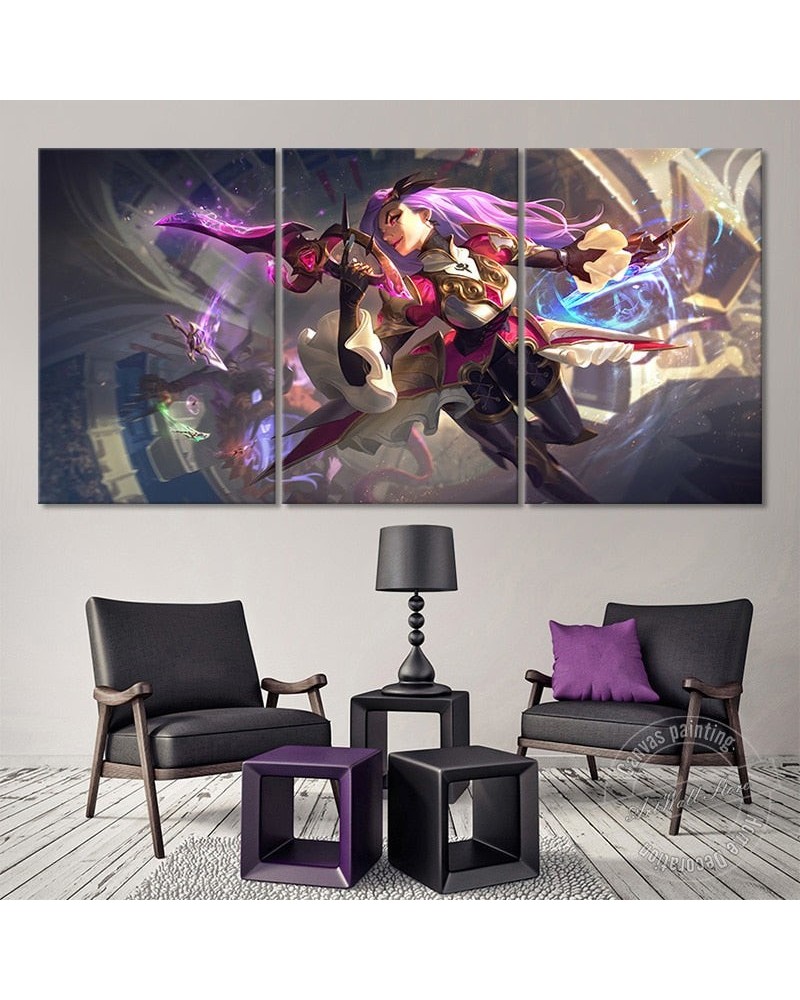 Katarina "Battle Queen" Poster - Canvas Painting $18.19 Posters