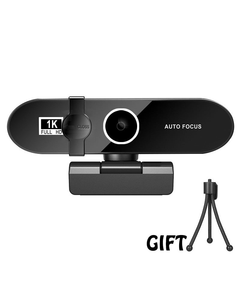 Webcam 4K Full HD- 2K Web Camera Autofocus With Microphone $14.92 Webcam & Microphone