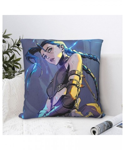 Jinx Cool Throw Pillow Case Arcane $4.87 Home Décor