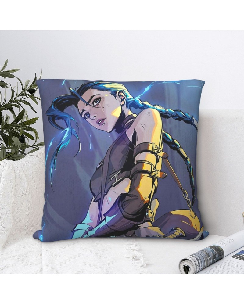 Jinx Cool Throw Pillow Case Arcane $4.87 Home Décor