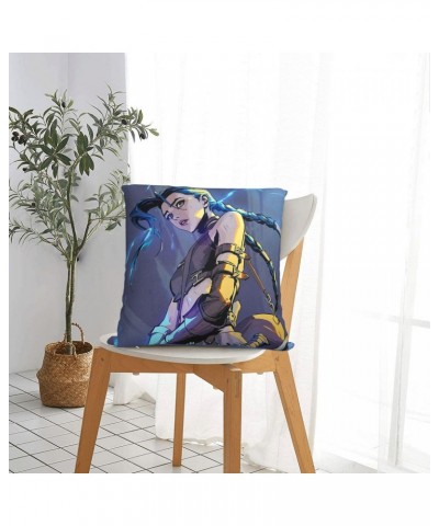 Jinx Cool Throw Pillow Case Arcane $4.87 Home Décor