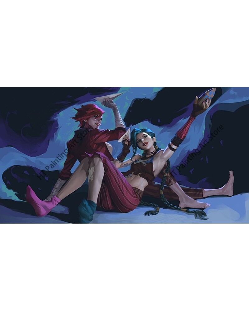 Arcane Series Jinx - Vi Poster - Canvas Painting $5.24 Posters