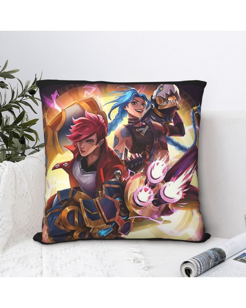 VI Jinx Throw Pillow Case Arcane $4.17 Home Décor