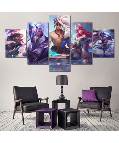 "New Spirit Blossom" Skins Yasuo Ahri Yone Teemo Kindred Poster - Canvas Painting $12.54 Posters