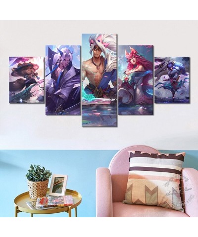 "New Spirit Blossom" Skins Yasuo Ahri Yone Teemo Kindred Poster - Canvas Painting $12.54 Posters