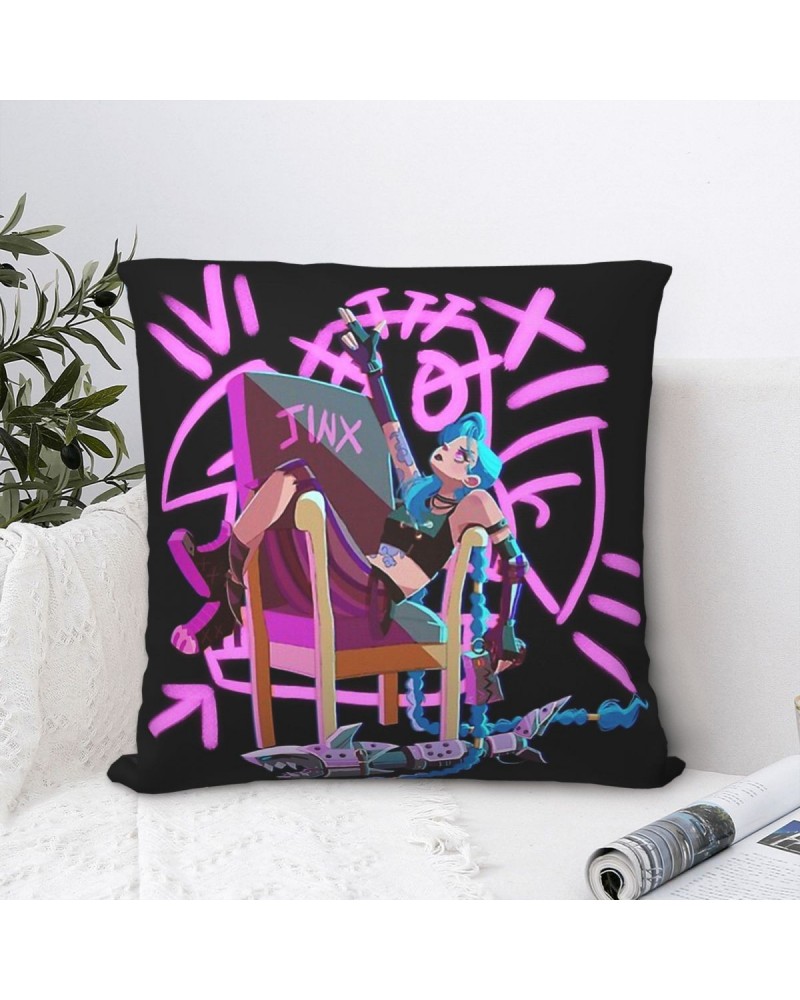 Jinx Throw Pillow Case Arcane 11 $4.87 Home Décor