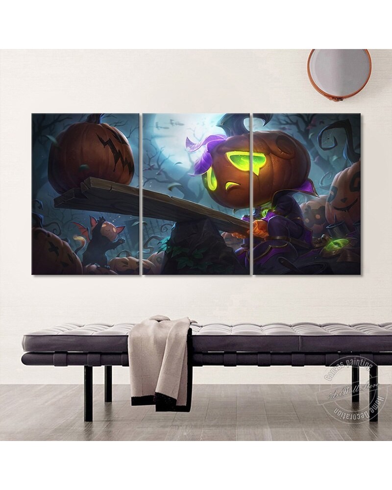 Amumu Halloween - The Sad Mummy Poster - Canvas Painting $16.30 Posters