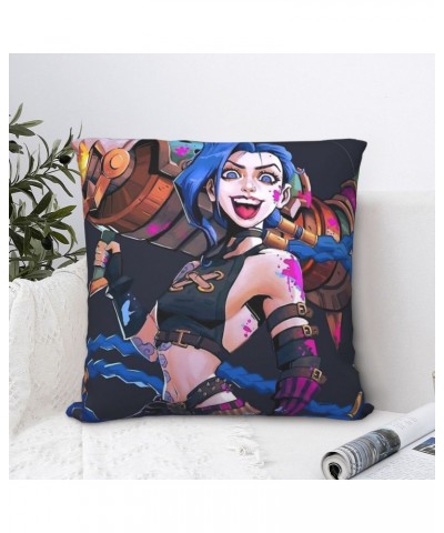 Jinx Warrior Throw Pillow Case Arcane $6.39 Home Décor