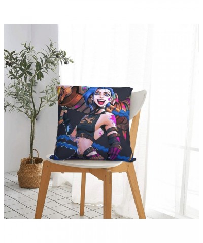 Jinx Warrior Throw Pillow Case Arcane $6.39 Home Décor