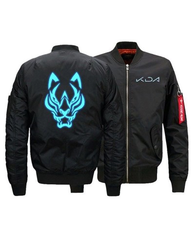 K/DA Baddest Akali Cosplay Bomber Flight Jacket $28.77 Hoodies & Jackets