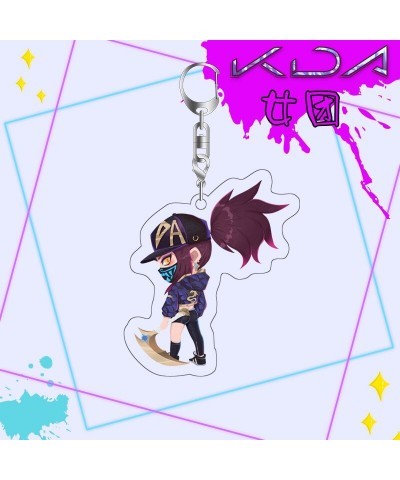 League Of Legends Acrylic KeyChains K/DA Akali Ahri KaiSa $3.96 Key Chains