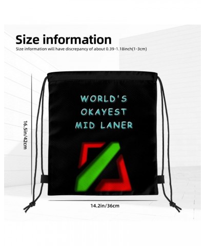 "Worlds Okayest Mid Laner" Backpack $8.59 BackPack