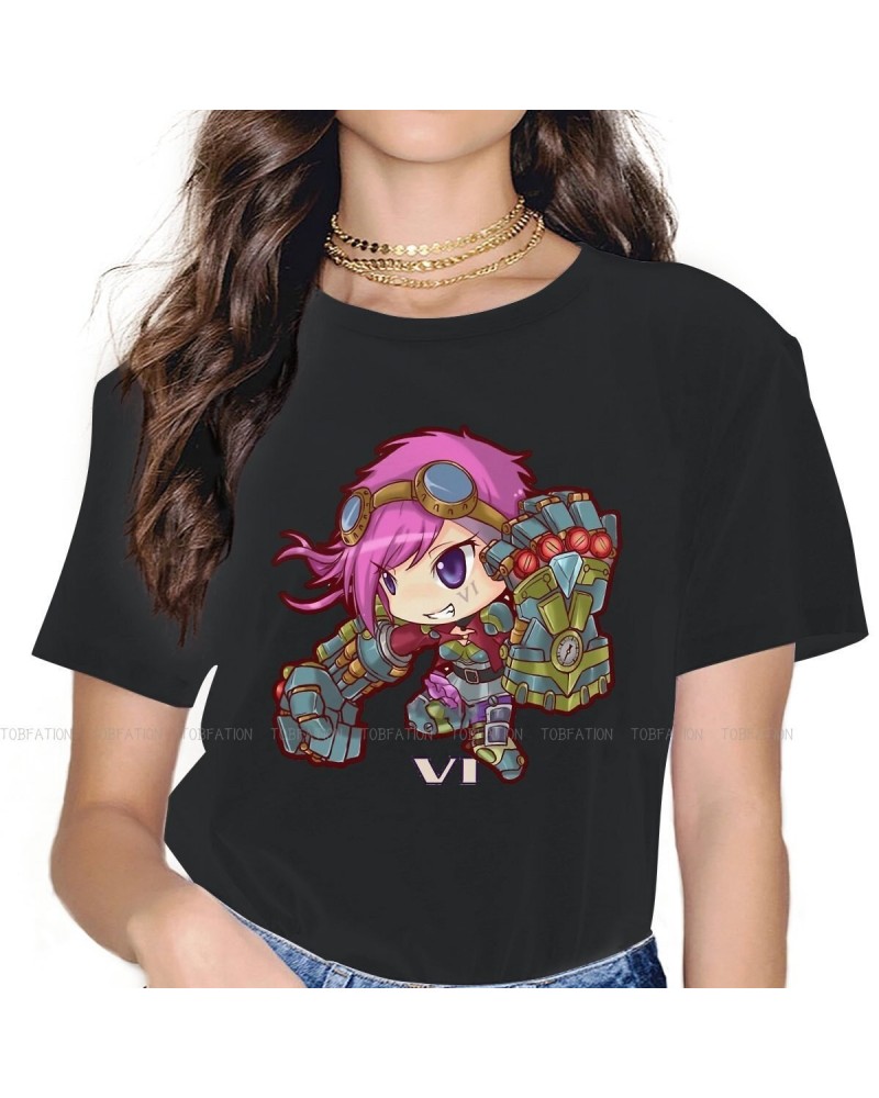 Kawaii VI The Piltover Enforcer T-Shirt $9.27 Tops