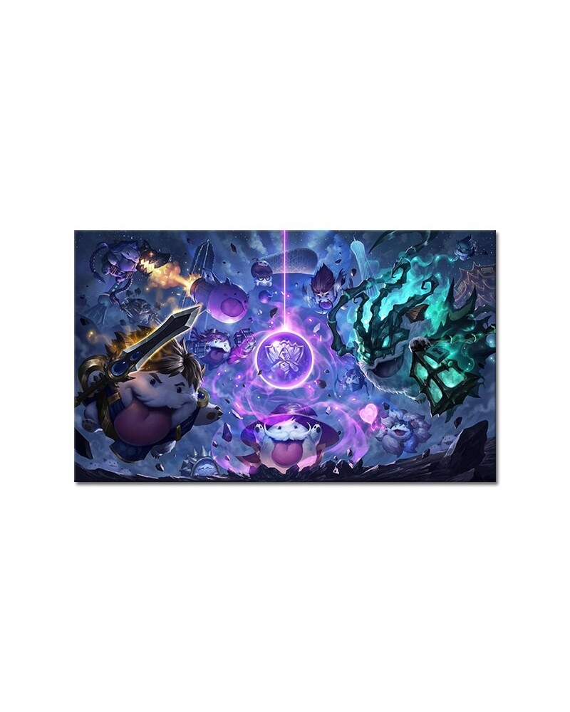 Draven Thresh Kawaii Poster - Canvas Painting $8.78 Posters