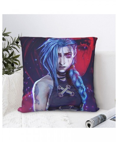 Cool Jinx Throw Pillow Case Arcane $5.42 Home Décor