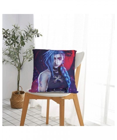 Cool Jinx Throw Pillow Case Arcane $5.42 Home Décor