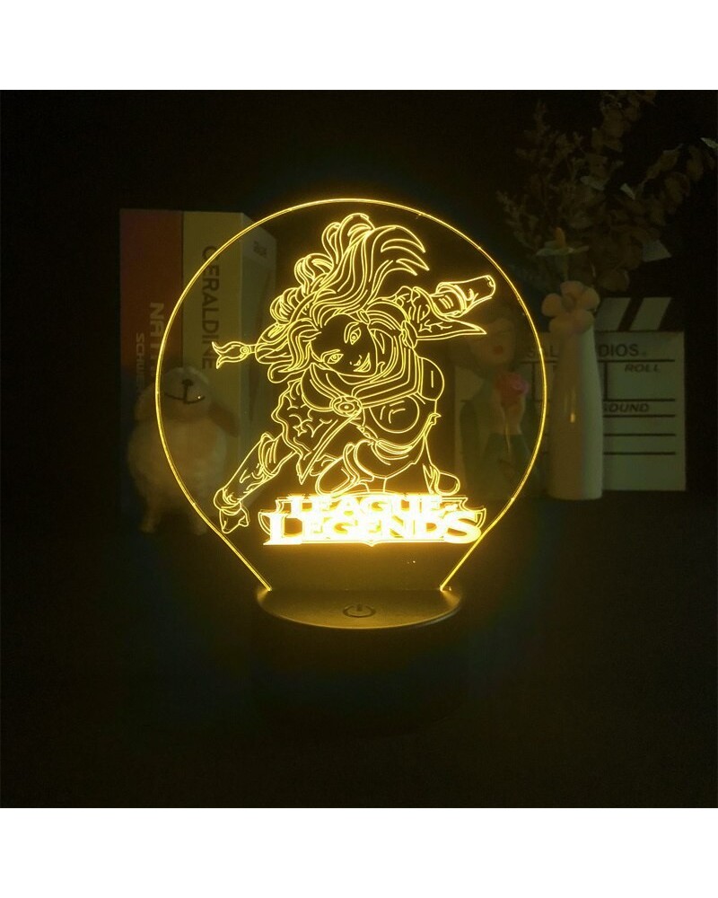 Luxanna Crownguard 3D Led Nightlight $11.66 3D Led Nightlight Figures