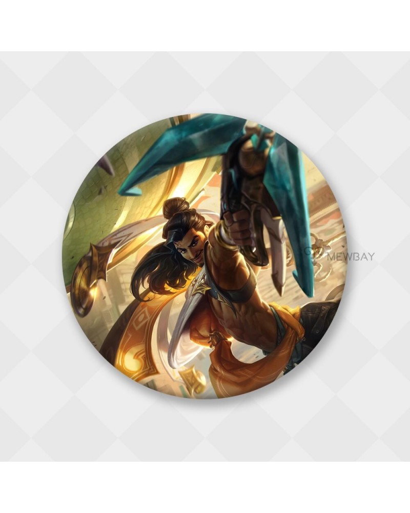 League of Legends Akshan Badge $4.27 Pin & Brooch