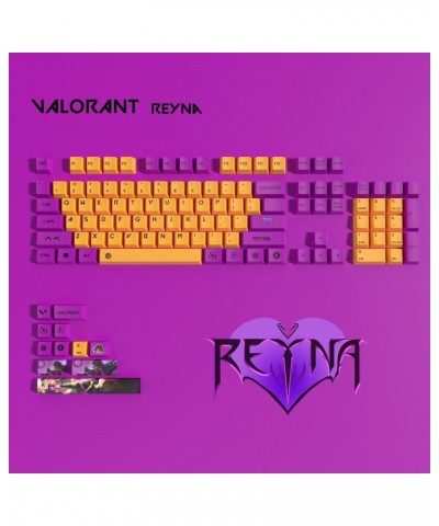 Valorant Reyna Custom Full Set Keycaps - Best Gift for Valorant Player - Gamer Keycap Series $25.92 Valorant Keycaps