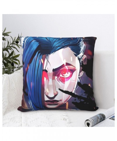 Jinx Head Throw Pillow Case Arcane $4.87 Home Décor