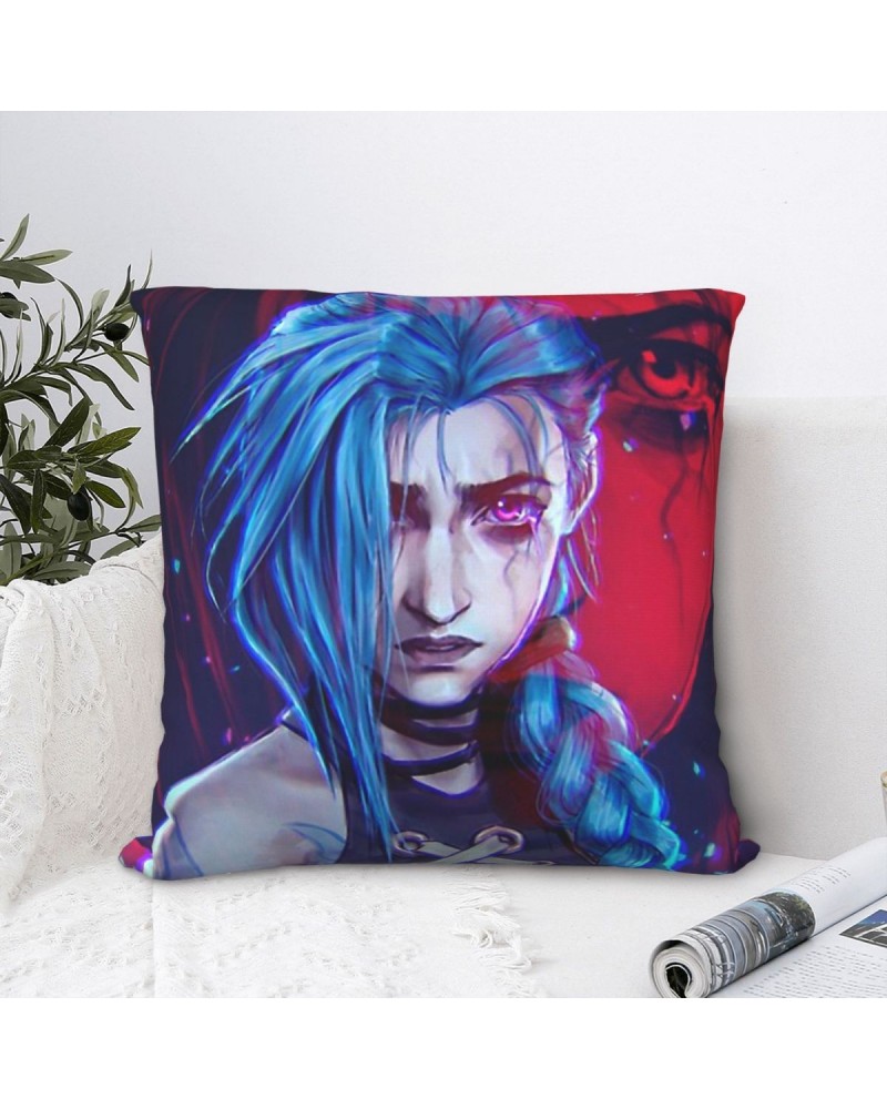 Jinx Face Pillowcase Arcane $6.53 Home Décor