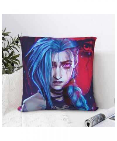 Jinx Face Pillowcase Arcane $6.53 Home Décor