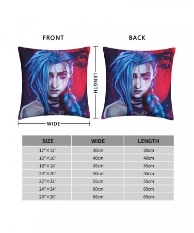 Jinx Face Pillowcase Arcane $6.53 Home Décor